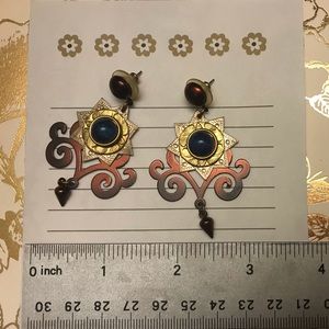 Metal piece Earrings